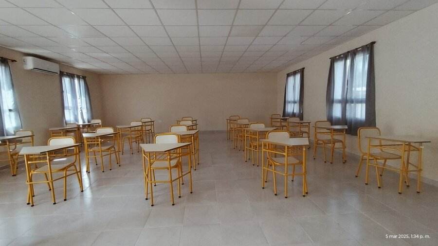 Inauguración nueva aula en la Escuela Secundaria.
